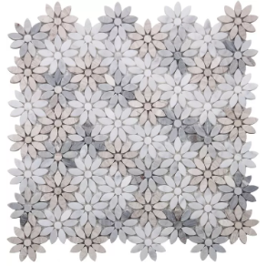 Daisy Wild Sky - marble tile